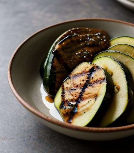 Grilled Zucchini With Anchovy Sauce recipe image