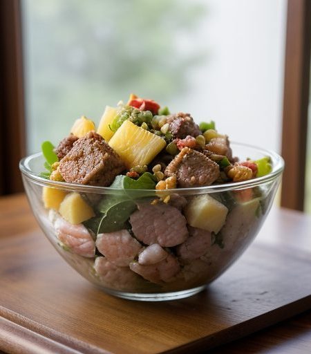 Ground Pork, Shrimp, & Pineapple Salad With a Fish Sauce recipe image
