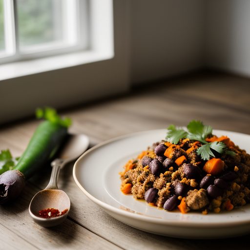 Ground Turkey & Black-Bean Chili recipe image