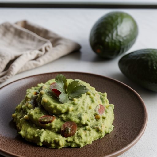 Guacamole Con Chiles recipe image