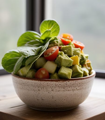 Guacamole-Tomato Cup Salad recipe image