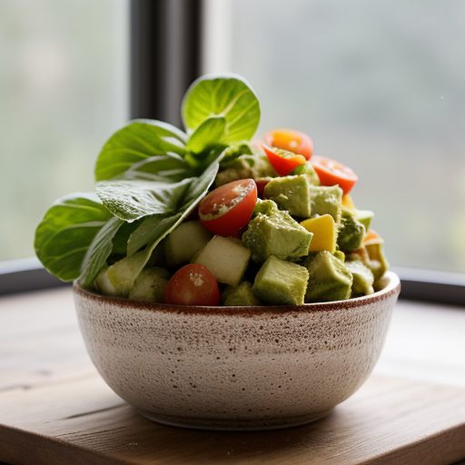 Guacamole-Tomato Cup Salad recipe image