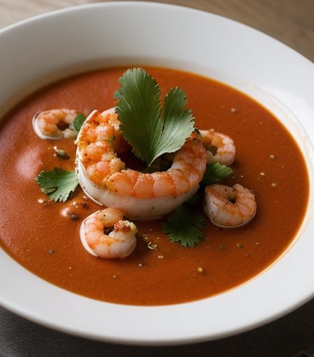Guadalajara Gazpacho With Shrimp recipe image