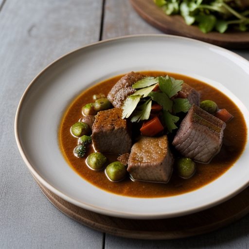 Guisado De Puerco Con Tomatillos (Pork Stew W recipe image