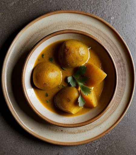Gujarati Potatoes Indian recipe image
