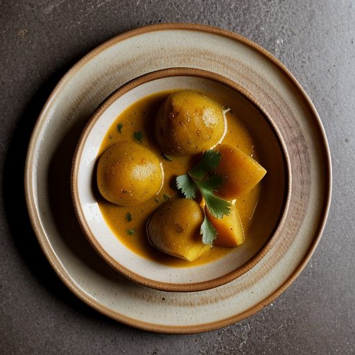 Gujarati Potatoes Indian recipe image