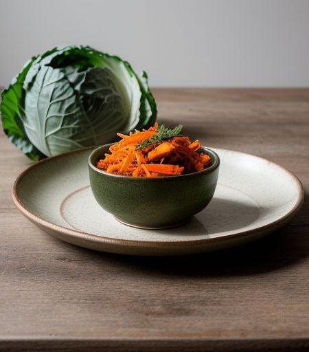 Gujerati Style Cabbage With Carrots recipe image