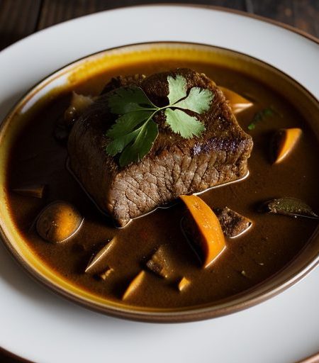 Gulai Bagar (Braised Beef With Spices recipe image