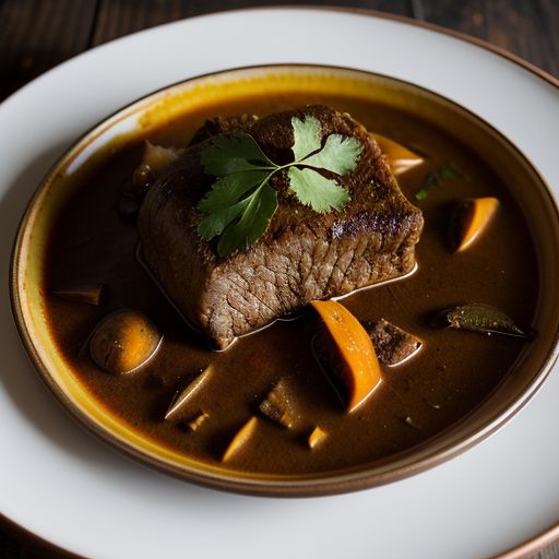 Gulai Bagar (Braised Beef With Spices recipe image