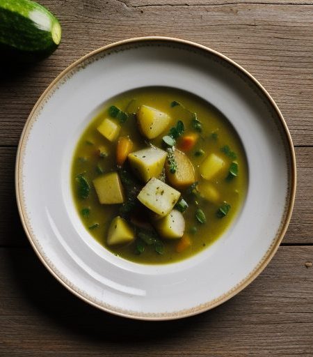 Gurken Und Kartoffelsuppe (Cucumber & Potat recipe image