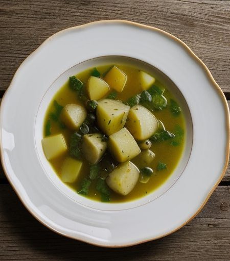 Gurken Und Kartoffelsuppe (Cucumber & Potato recipe image