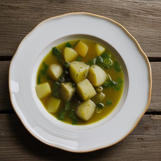 Gurken Und Kartoffelsuppe (Cucumber & Potato recipe image