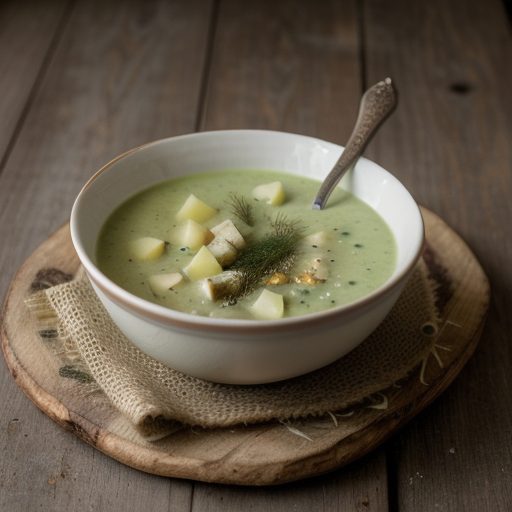 Gurken Und Kartoffelsuppe (Cucumber and Potato Soup recipe image