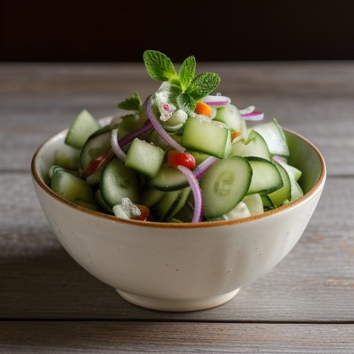 Gurkensalat (Cucumber Relish Salad recipe image