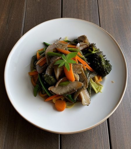 HERRING STIR-FRY (Marguerite Patten recipe image