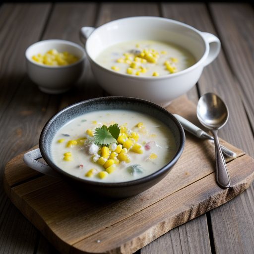 Haddock and Sweetcorn Chowder. recipe image