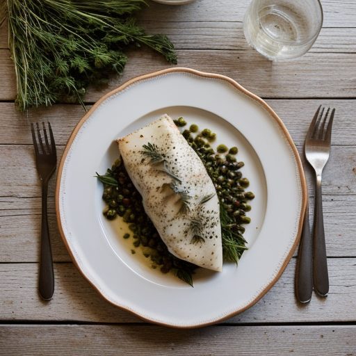 Halibut Baked With Herbs recipe image