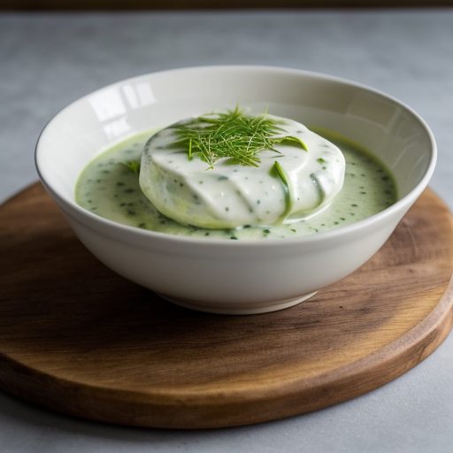 Halibut & Cucumber Sauce recipe image