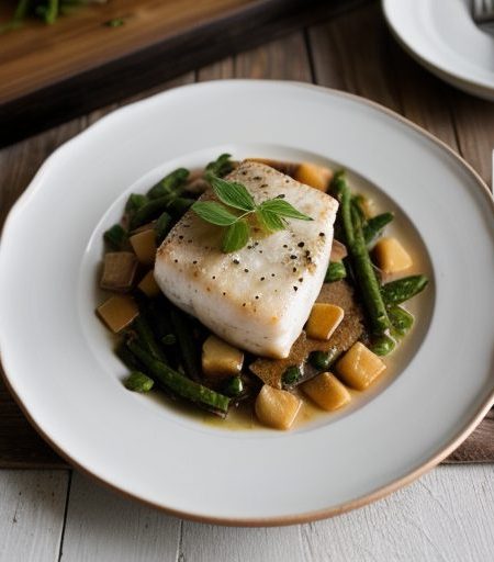 Halibut Domenica recipe image