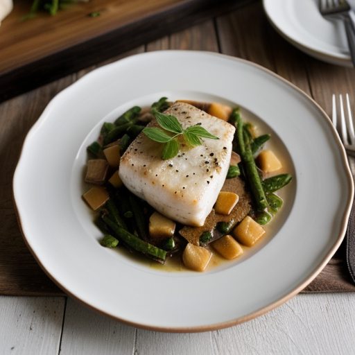 Halibut Domenica recipe image