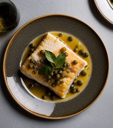 Halibut Piccata recipe image