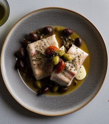 Halibut Steaks Marengo recipe image