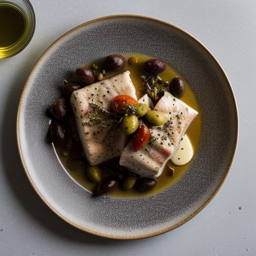 Halibut Steaks Marengo recipe image