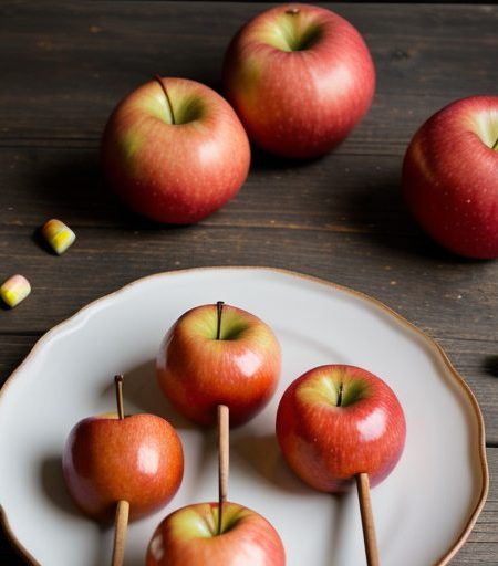 Halloween Apples on a Stick recipe image