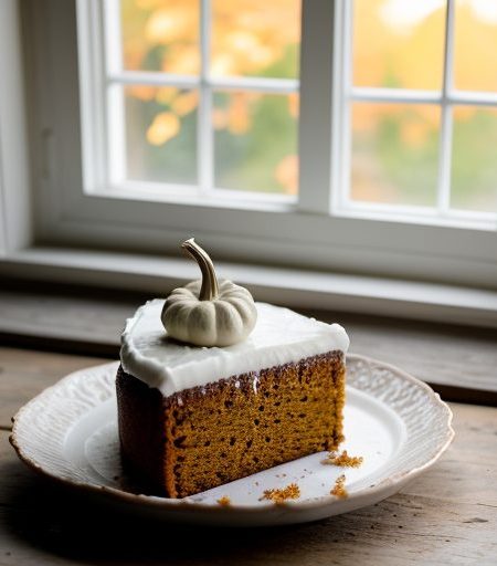 Halloween Pumpkin-Shaped Cake recipe image