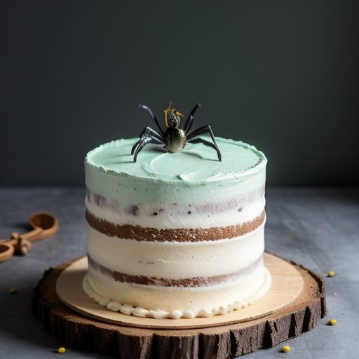 Halloween Spider Cake recipe image