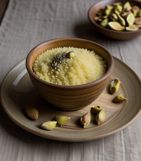 Halwau-E Aurd-E Sujee (Semolina Sweetmeat recipe image