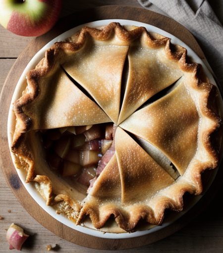 Ham Apple Pie recipe image