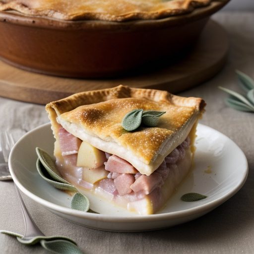 Ham Apple Pie recipe image