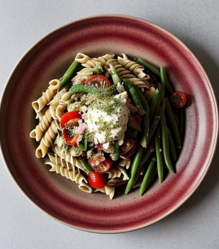 Ham & Artichoke Heart Pasta Salad recipe image