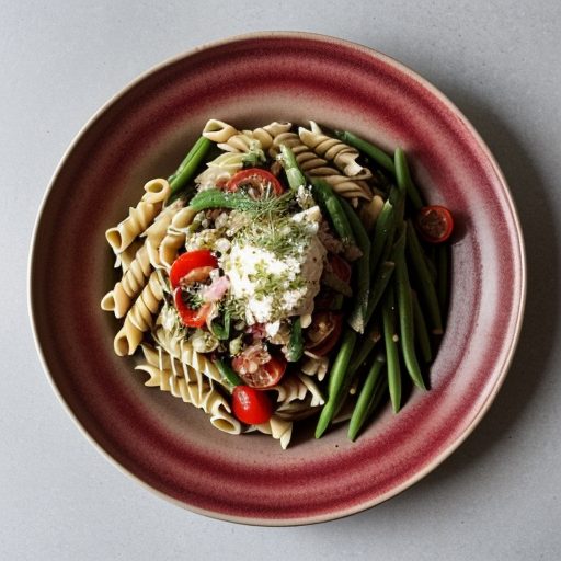Ham & Artichoke Heart Pasta Salad recipe image
