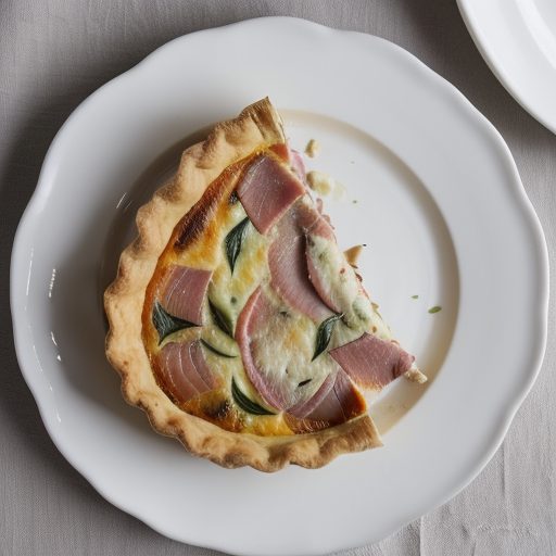 Ham-Basil Quiche recipe image