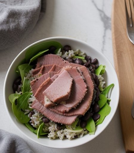 Ham & Black Bean Salad recipe image