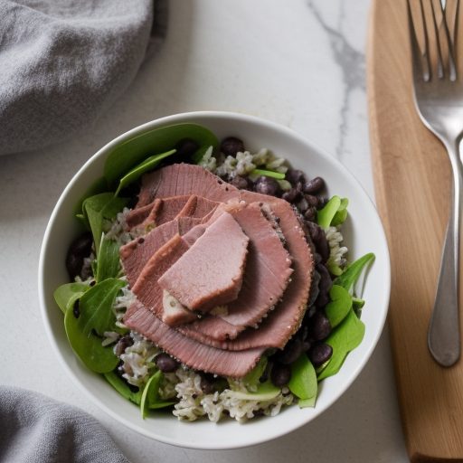 Ham & Black Bean Salad recipe image