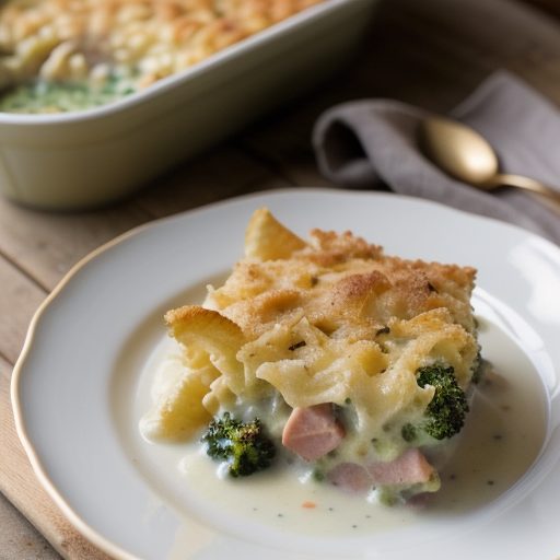 Ham & Broccoli Casserole recipe image