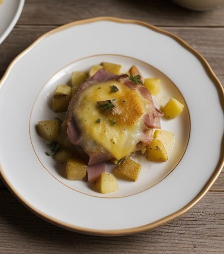 Ham & Cheese Potatoes Au Gratin recipe image
