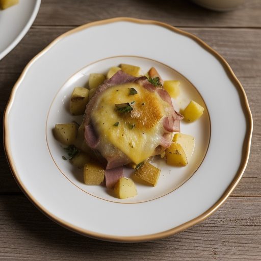 Ham & Cheese Potatoes Au Gratin recipe image