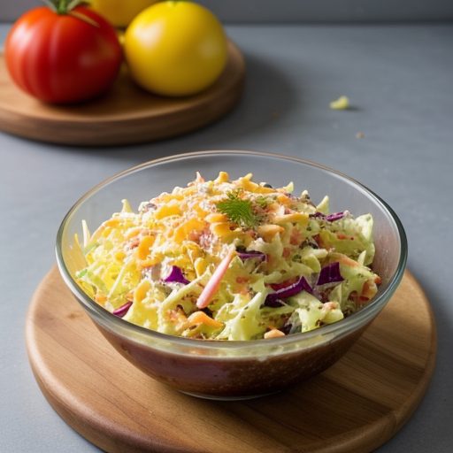 Ham & Cheese With Coleslaw recipe image