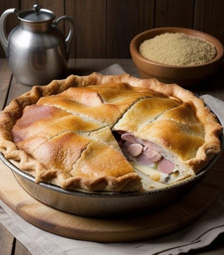 Ham & Chicken Pie recipe image