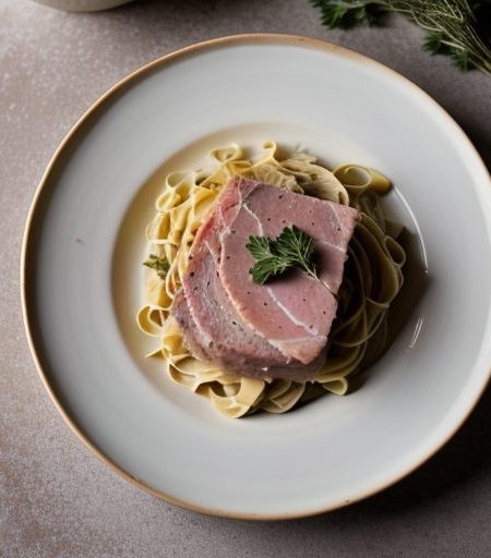 Ham Dijon W/Pasta recipe image