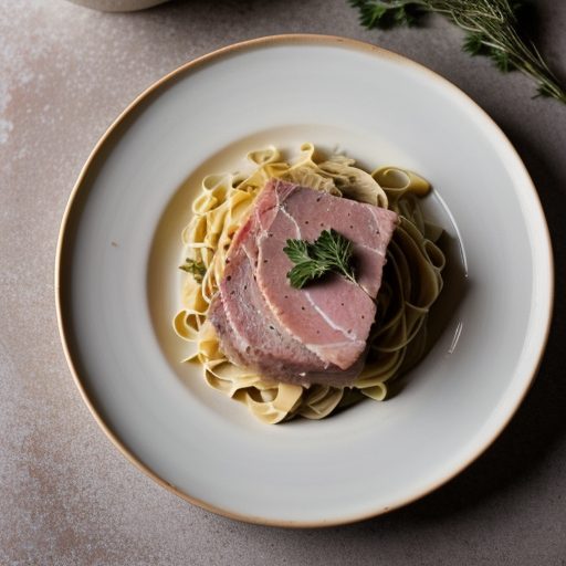 Ham Dijon W/Pasta recipe image
