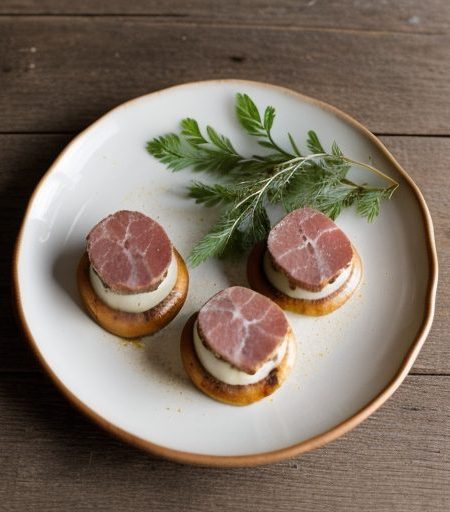 Ham-Filled Mushroom Caps recipe image