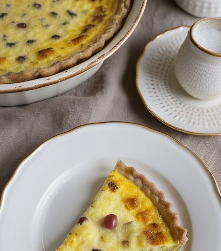 Ham & Grits Crustless Quiche recipe image
