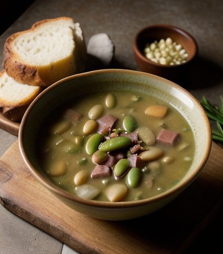 Ham & Lima Bean Soup recipe image
