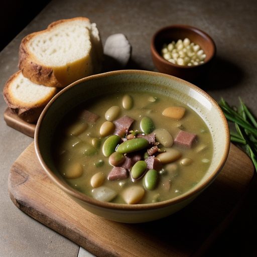 Ham & Lima Bean Soup recipe image