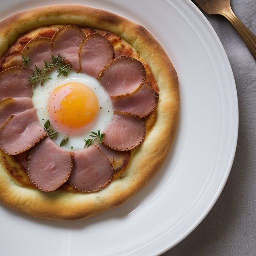 Ham 'N Eggs Crescent Brunch Pizza recipe image